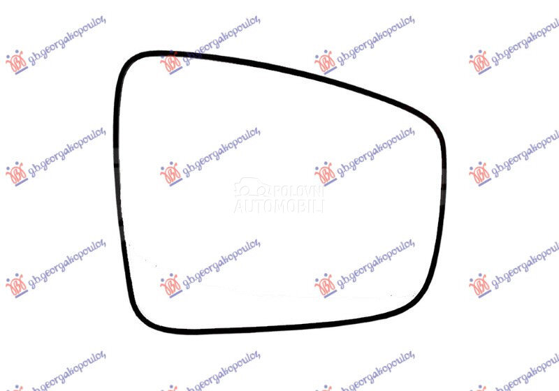 Staklo retrovizora za Dacia Spring - 963650202R