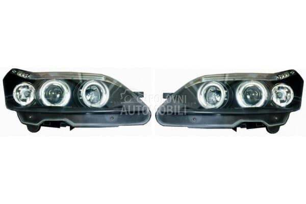Farovi Angel Eyes Crni za Citroen C4