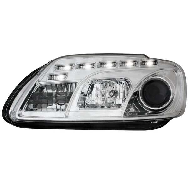 Farovi LED Tuning Hrom za Volkswagen Caddy, Touran