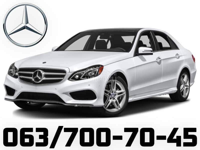 Delovi za Mercedes Benz E 200 2001 - 2022. god.