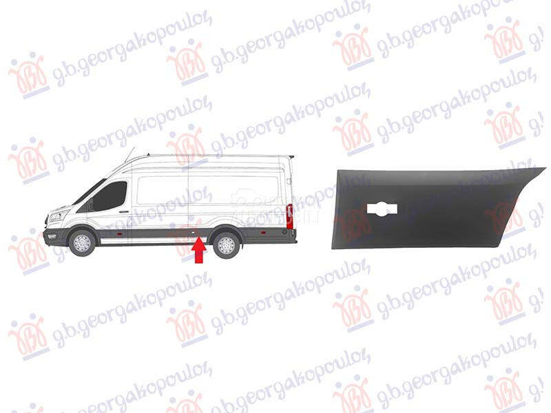 LAJSNA ZADNJEG BLATOBRANA S... za Ford Transit Connect od 2013. do 2019. god.