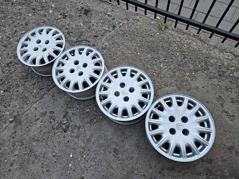 Aluminijumske felne Citroen 4x108 15" 4 x 108