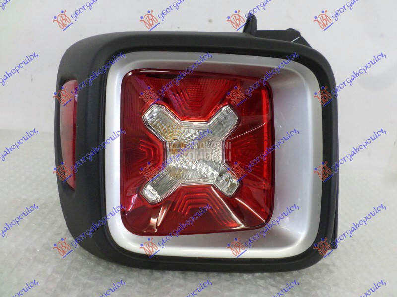 STOP LAMPA (SREBRNI OKVIR)... za Jeep Renegade od 2014. do 2018. god.