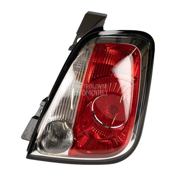 Stop Lampa CRNI Okvir za Fiat 500 od 2007. do 2015. god.