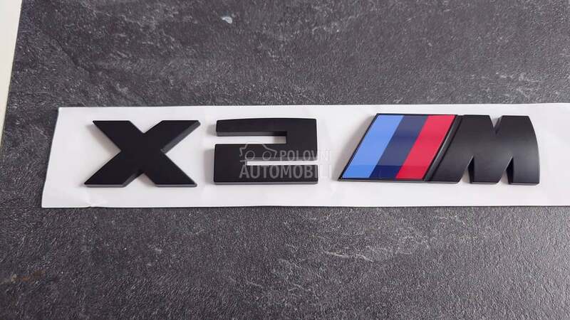 NOVO oznaka X2 M mat crna za BMW X2