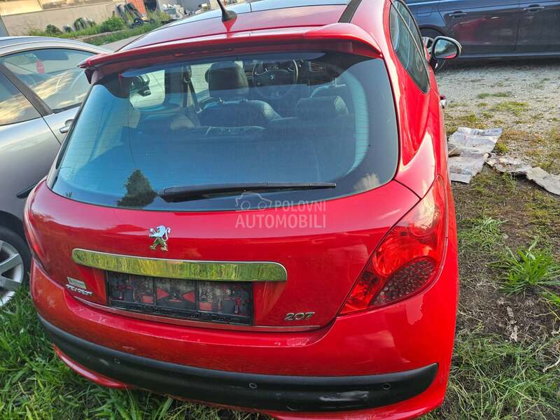 Zadnji branik gepek vrata za Peugeot 207 od 2007. do 2011. god.