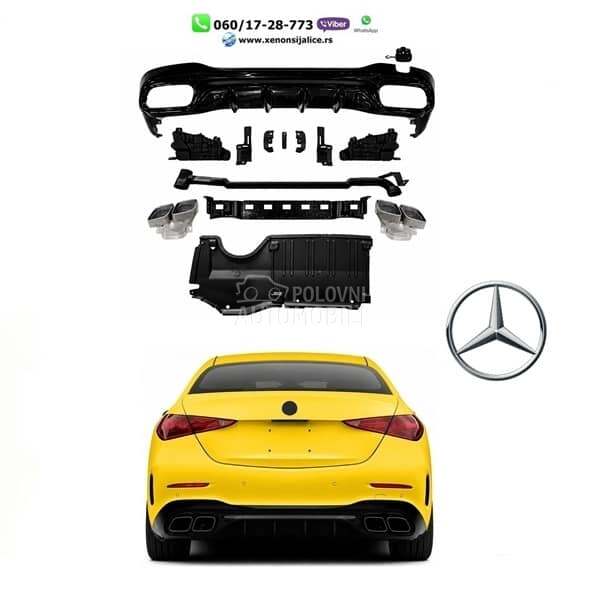 Difuzor w206 amg za Mercedes Benz C 180, C 200, C 220 ...