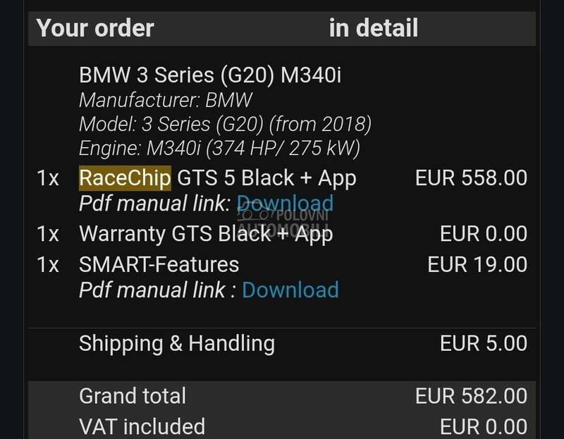 RaceChip GTS 5 Black za BMW M 340i