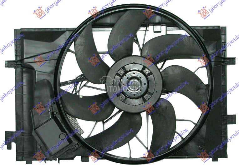 VENTILATOR HLADNJAKA KOMPLET za Mercedes Benz C Klasa od 2000. do 2003. god.