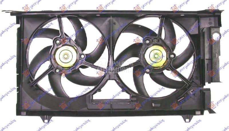 VENTILATOR KOMPLET () (22 PIN) za Citroen Berlingo od 1996. do 2002. god.