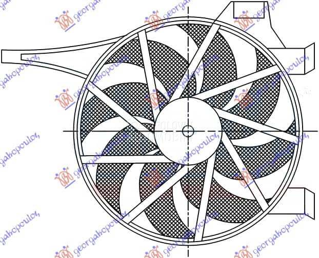 NEMA- VENTILATOR KLIME... za Opel Tigra od 2004. do 2009. god.