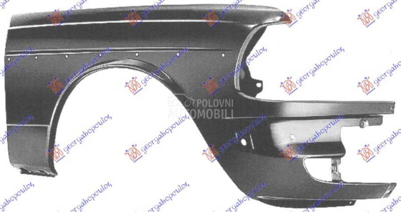 KRILO Desno za Mercedes Benz E Klasa od 1976. do 1982. god.