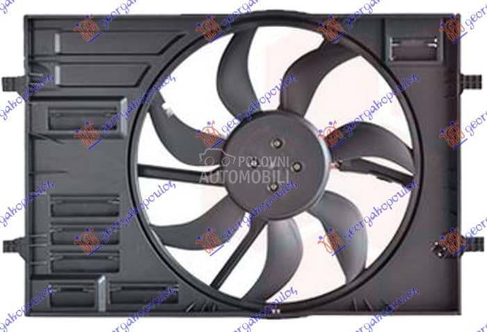 VENTILATOR KOMPLET (BENZIN/... za Volkswagen Golf 7 od 2013. do 2016. god.