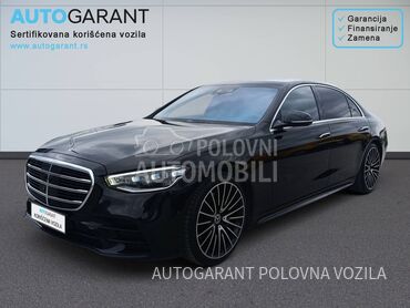 Mercedes Benz S 500 4 MATIC LONG, 81.990 €, 2021. Limuzina, Hibridni pogon (benzin) | 2999 cm3, 100.863 km, 320kW (435 KS), Automatski / poluautomatski, 4/5 vrata, 5 sedišta, Čačak