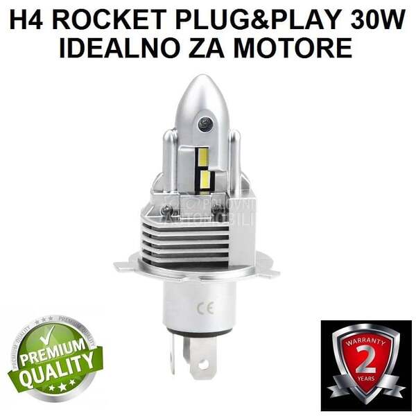 Led Sijalica H4 CSP chip ROCKET-series  