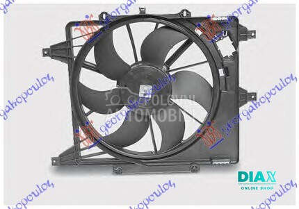 VENTILATOR (BENZIN) (38cm) KLI za Renault Kangoo od 2003. do 2008. god.