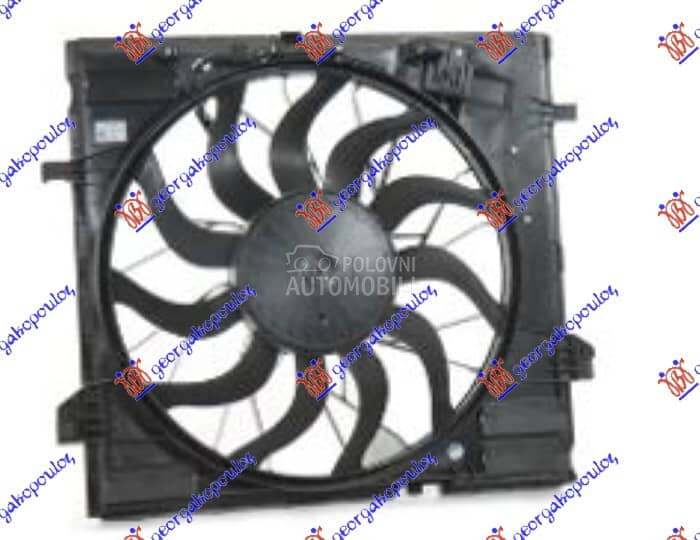 VENTILATOR KOMPLET... za Mercedes Benz GLE Klasa od 2015. do 2019. god.
