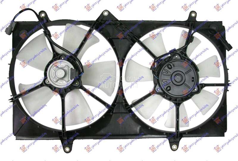 VENTILATOR HLADNJAKA KOMPLET za Toyota Corolla od 2000. do 2002. god.