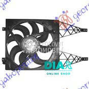 VENTILATOR KOMPLET (BENZIN/DIZ za Volkswagen Polo od 2005. do 2009. god.