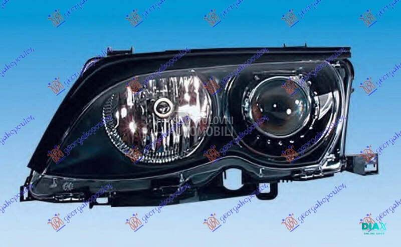 FAR XENON CRNI (TYC) za BMW Serija 3 od 2002. do 2005. god.
