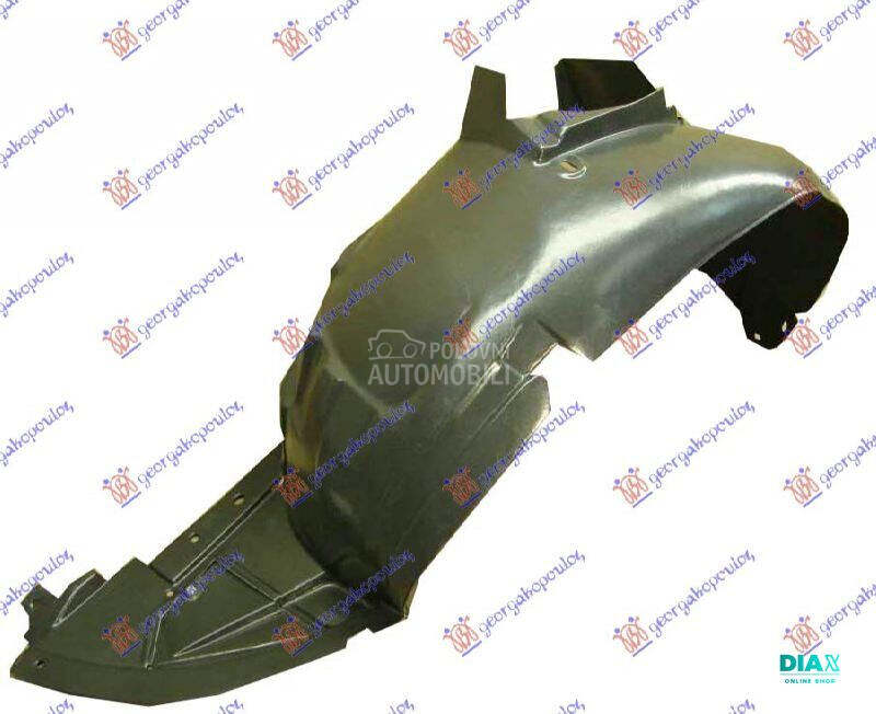 POTKRILO PLASTICNO 2006- za Citroen C3 od 2002. do 2010. god.