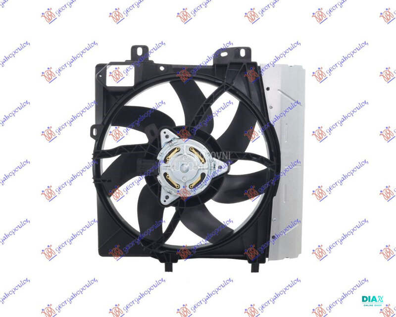 VENTILATOR KOMPLET (1 KABL) (3 za Peugeot 2008 od 2019. do 2023. god.