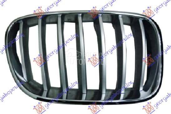 PVC MASKA HROM/TITANIJUM Desno za BMW X3 od 2011. do 2014. god.
