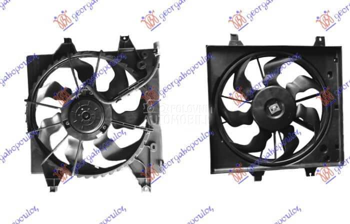 VENTILATOR KOMPLET (1.0... za Kia Picanto od 2017. do 2024. god.