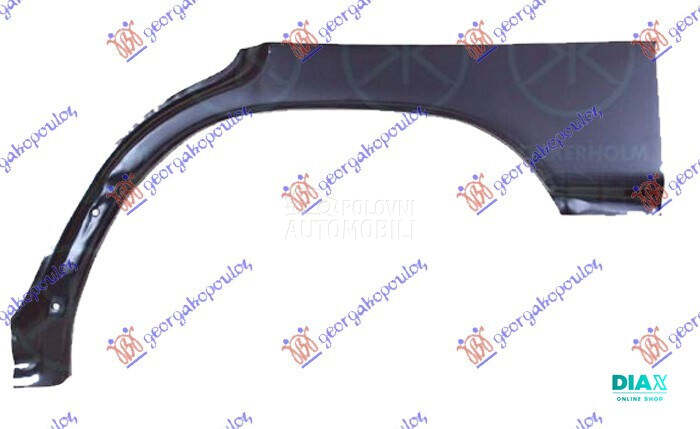 RUB za Subaru Forester od 2002. do 2008. god.