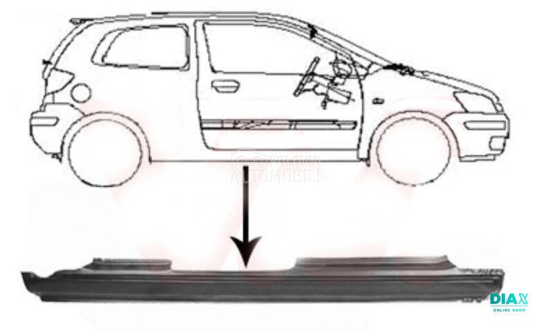 SAJTNA 5 VRATA za Hyundai Getz od 2006. do 2010. god.
