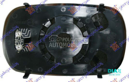 STAKLO RETROVIZORA SA GREJACEM za Fiat Doblo od 2001. do 2005. god.