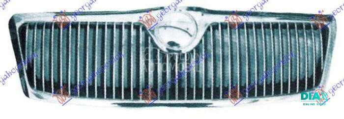 PVC MASKA KOMPLET CELA HROM za Škoda Octavia od 2004. do 2008. god.