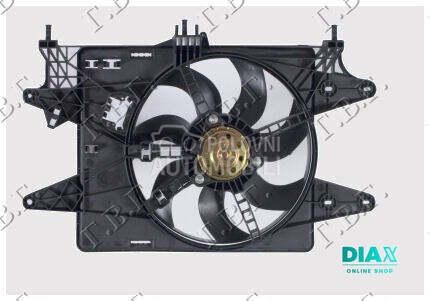 VENTILATOR KOMPLET (1.4 BENZIN za Fiat Doblo od 2005. do 2009. god.