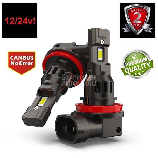 Led Sijalice H8 SET CSP chip 12/24V  