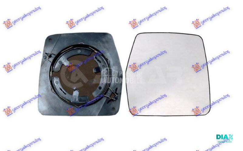 STAKLO RETROVIZORA (ZA MEHANIC za Peugeot Expert od 2004. do 2007. god.