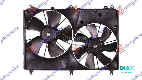 VENTILATOR (DUPLI) KOMPLET za Suzuki Grand Vitara od 2006. do 2015. god.