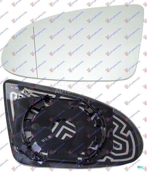 STAKLO RETROVIZORA SA GREJACEM za Audi A2 od 2000. do 2005. god.