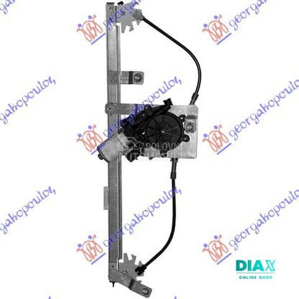 PODIZAC ZADNJEG PROZORA ELEKTR za Renault Modus od 2005. do 2008. god. - 031007051