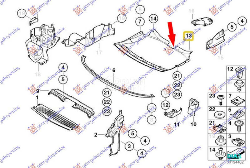 ZASTITA MOTORA za BMW Serija 7 od 2002. do 2008. god.