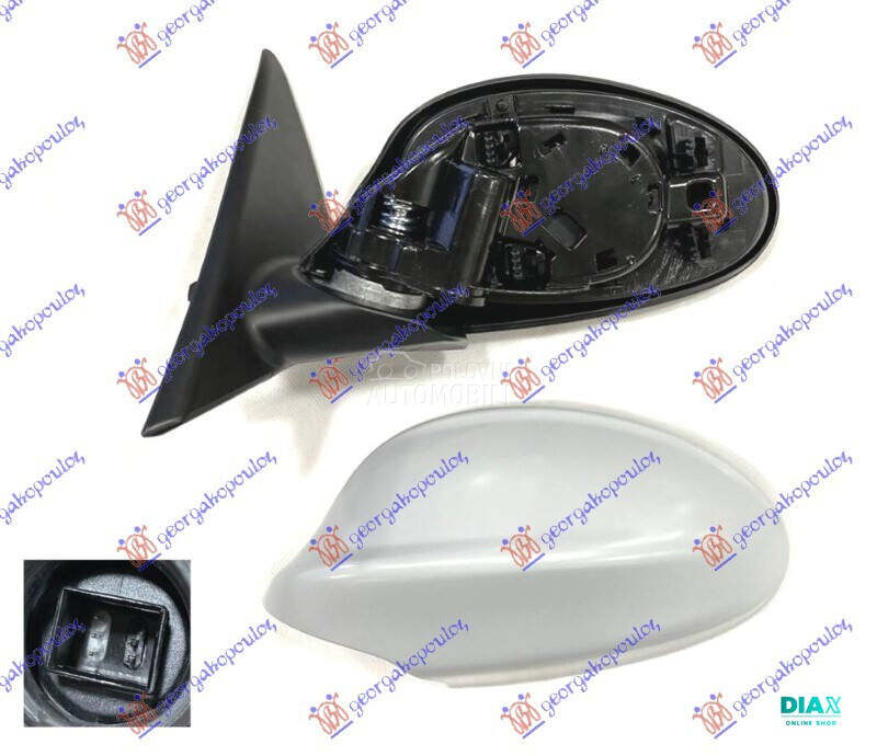 RETROVIZOR ELEKTRICNI SA GREJA za BMW Serija 3 od 2005. do 2008. god.