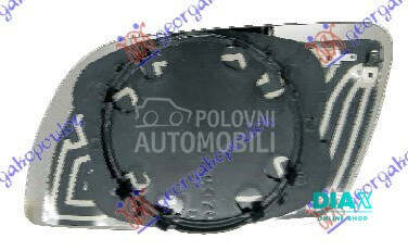 STAKLO RETROVIZORA SA GREJACEM za Škoda Octavia od 2004. do 2008. god.