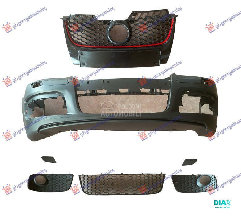 PREDNJI BRANIK (KOMPLET) (LOOK za Volkswagen Golf 5 od 2004. do 2008. god.