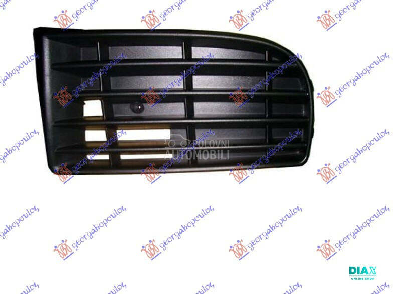 RESETKA PREDNJEG BRANIKA (BEZ za Volkswagen Golf 5 od 2004. do 2008. god.