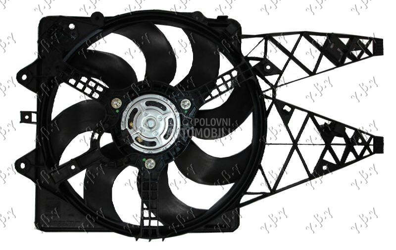 VENTILATOR KOMPLET (1.3DM-JET/ za Fiat Punto od 2012. do 2025. god.