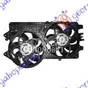 VENTILATOR (DUPLI) KOMPLET (1. za Fiat Grande Punto od 2005. do 2012. god.