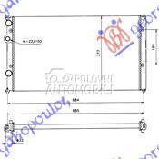 HLADNJAK MOTORA ZA SVE MODELE za Seat Inca od 1993. do 2003. god. - 040706320