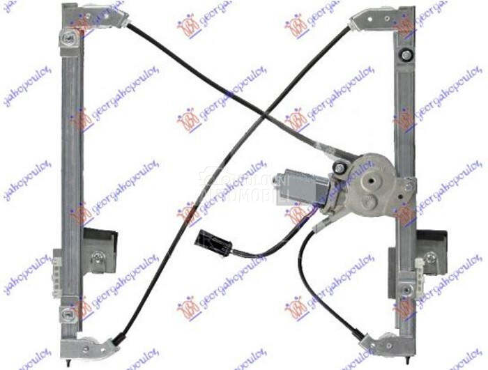 PODIZAC PREDNJEG PROZORA ELEKT za Volkswagen Caddy od 1996. do 2004. god. - 063807043