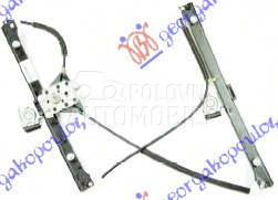 PODIZAC PREDNJEG PROZORA MEHAN za Seat Ibiza od 1999. do 2002. god. - 015307072