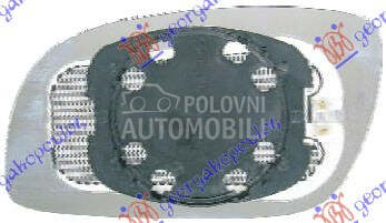 STAKLO RETROVIZORA SA GREJACEM za Volkswagen Touran od 2003. do 2006. god.