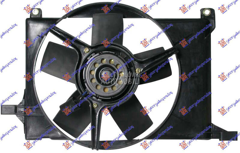 VENTILATOR HLADNJAKA KOMPLET ( za Opel Corsa B od 1993. do 1995. god.